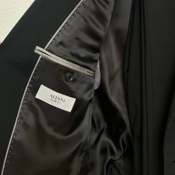 Alfani Classic Black Suit - Picture 2 of 3